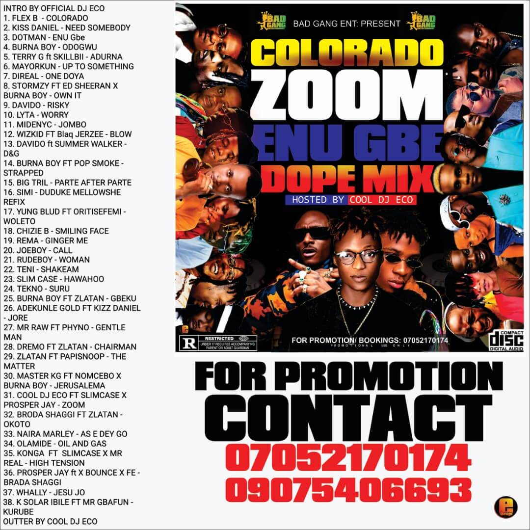 Mixtape : Dj Eco - Colorado Zoom Dope mix
